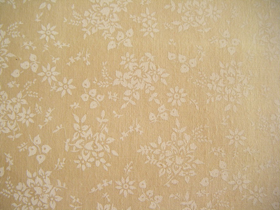 Cream Tone on Tone with Small Sprays of Flowers - Click Image to Close